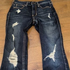 Hollister high rise crop super skinny classics stretch